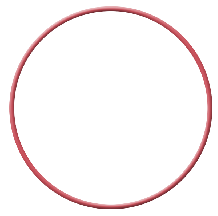 RED SILICONE O-RING ASA GROOVE